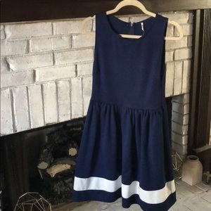 Sleeveless Navy Sundress